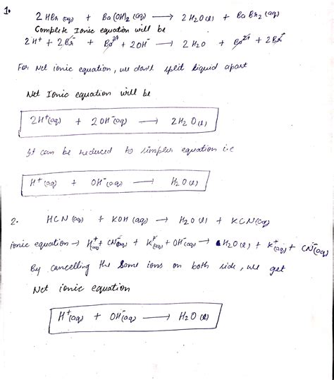 [Solved] . For the chemical reaction 2 HBr(aq) + Ba(OH), (aq) - 2 H, O ...