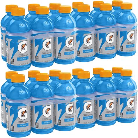 Buy Gatorade Thirst Quencher Sports Drink, Cool Blue, 12 Ounce, 24 ...