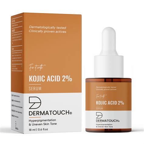 DERMATOUCH Kojic Acid Serum 2%| Best For Hyperpigmentation & Uneven ...