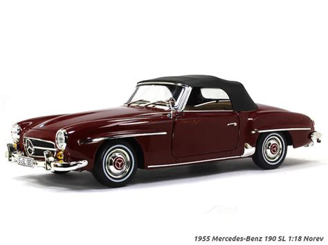 1955 Mercedes-Benz 190 SL 1:18 Norev dealer edition diecast scale model ...