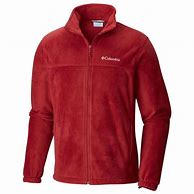 Image result for Columbia Fleece Jackets for Men Red Black