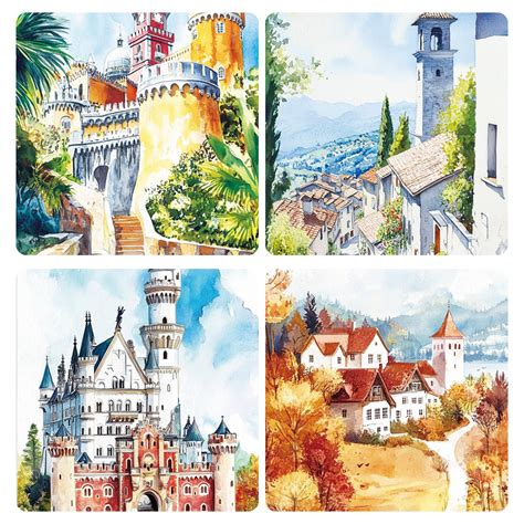 The Mediterranean Watercolour Mini Painting Book