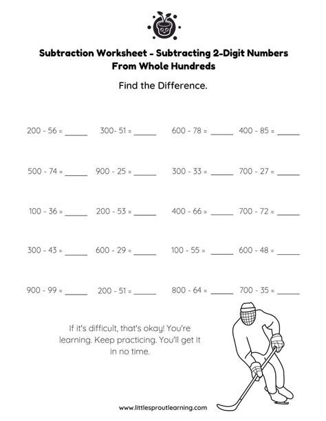 Image result for Basic Math Worksheets Grade 4 Subtraction