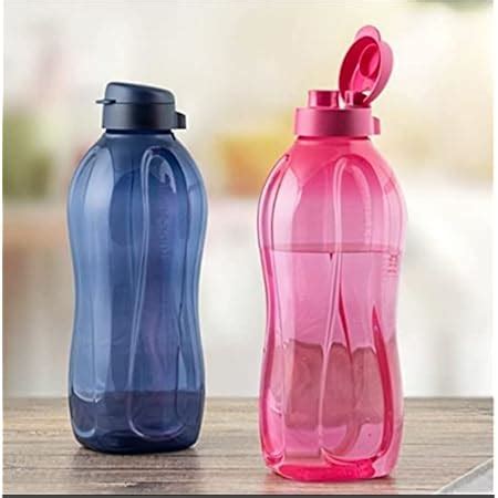Tupperware Plastic Bottle, 1.5L, Set Of 2, Blue, 1.5 liter : Amazon.in ...