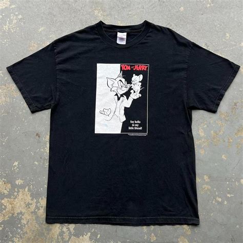 Vintage 2005 Tom & Jerry Scarface T-Shirt - Gem