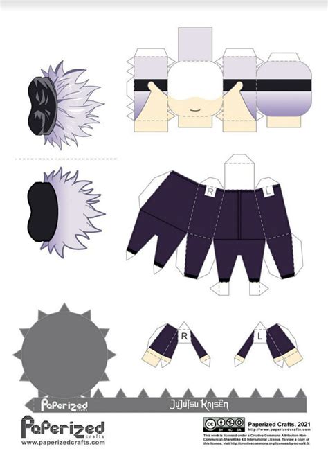 gojo papercraft