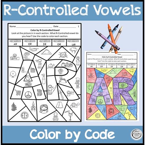R Controlled Vowels. 2nd Grade ELA Worksheets and Answer Key ...