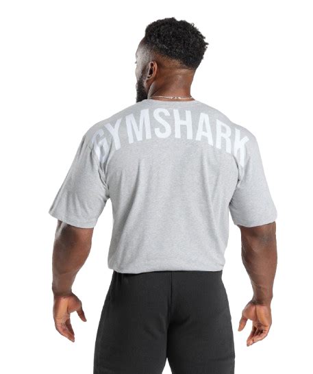 Gymshark Power T-Shirt - Light Grey Core Marl Price in India | Culture ...