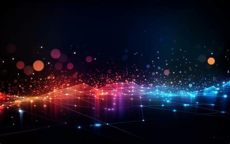 Abstract technology background abstract technology particle | Premium ...