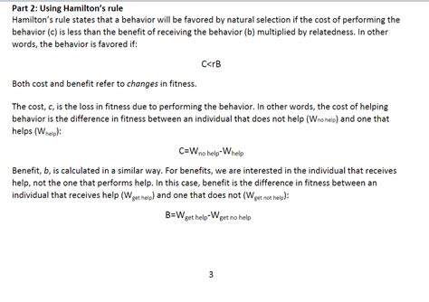 Image result for Hamilton Rule Examples