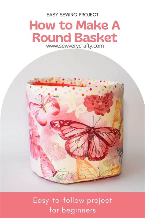 Image result for Round Fabric Baskets Tutorial