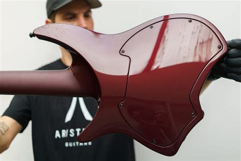 H/07 Blood Wine Copper Pearl Gloss | Aristides Guitars