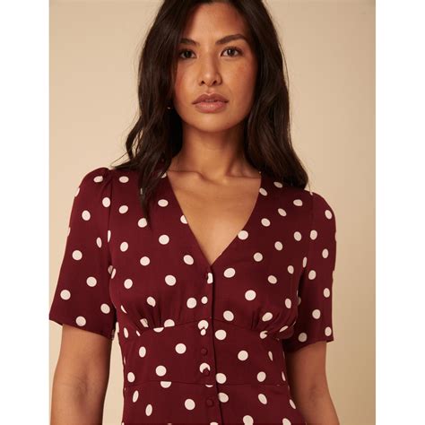 Nobodys Child | Women's Alexa Dot A-Line Dress | Women | Brown | Flannels