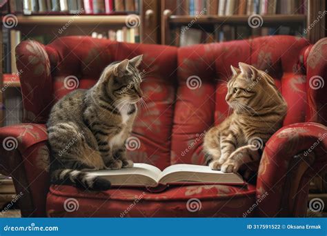 Two Serious Cats are Talking, Cats Conversation, a Conversation of ...