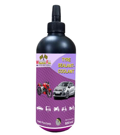Wonderfill Tyre Sealant Coolant 500 ml - A Revolutionary Product ...