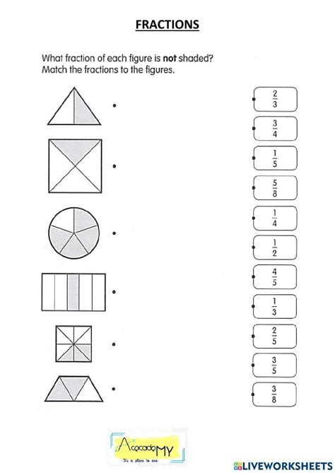 Image result for Learning Fractions Worksheets