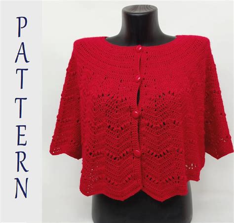 Quick Crochet Capelet Pattern 的图像结果