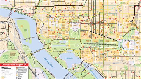Washington D.C. maps - The tourist map of D.C. to plan your visit