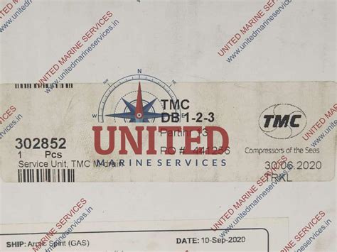 TAMROTOR MARINE COMPRESSORS M-DRAIN SERVICE UNIT 4040601 | United ...