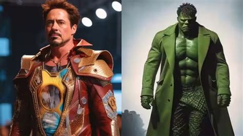 From Iron Man To Hulk, A Look At AI Images Of Marvel Superheroes ...