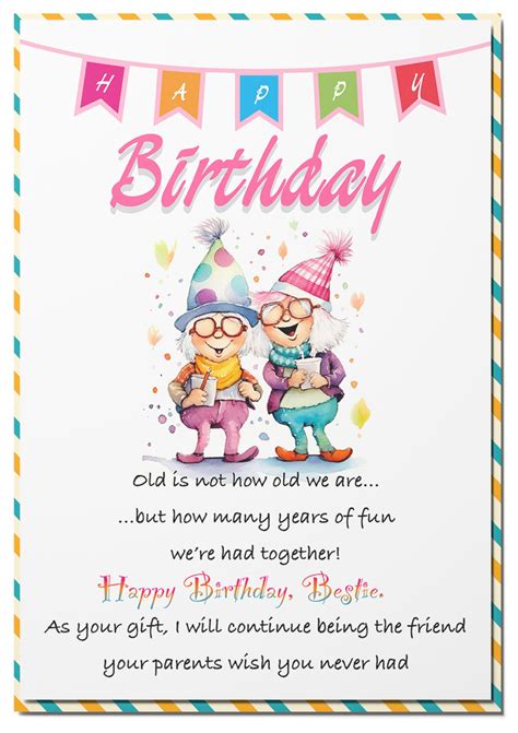 Amazon.com : BlinkBlink Happy Birthday Friend Card, Birthday Greeting ...