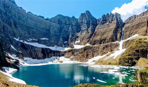 Iceberg Lake in the summertime. Glacier National Park, MT [2436x1437 ...