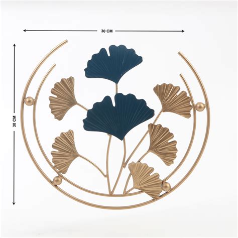 Buy Iliano Ginko Metal Leaf Wall Accent from Home Centre at just INR 799.0