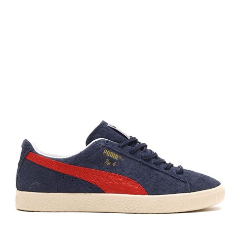 PUMA CLYDE SOHO LONDON FROSTED IVORY-NEW NAVY（プーマ クライド ソーホー ロンドン-ベージュ ...