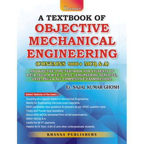 A Textbook of Objective Mechanical Engineering (Contains 9000+ MCQ & A)