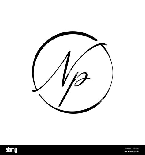 Initial Letter NP Logo Design Vector Template. Creative Abstract NP ...