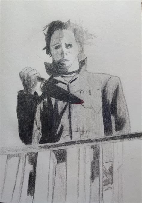I tried to draw Michael Myers from Halloween 1978. : r/deadbydaylight