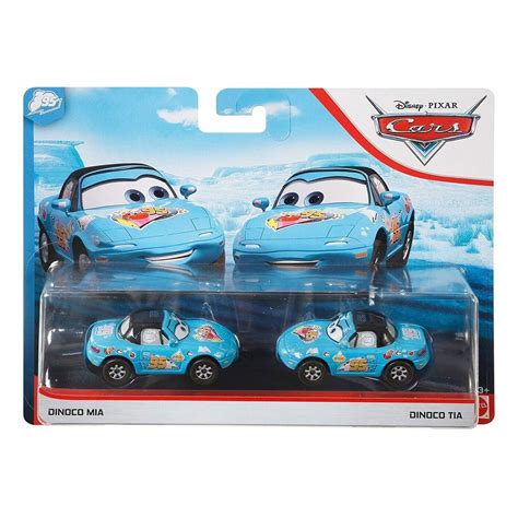 Mattel Disney/Pixar Cars 3 Hit And Run Die-Cast Set Of 2 Dinoco Mia And ...