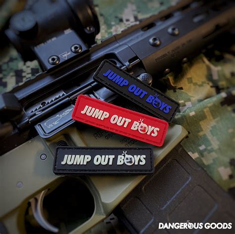 Dangerous Goods® JUMP OUT BOYS PVC Morale Patch - 3 Colors | DUMP BOX