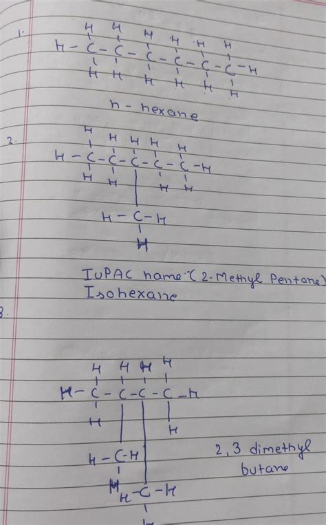 Arrange the three isomers of alkane with malecular formula C6H12 in ...