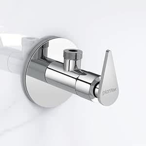 Plantex Angle Valve for Bathroom/Pure Brass Quarter Turn Angle Cocke ...