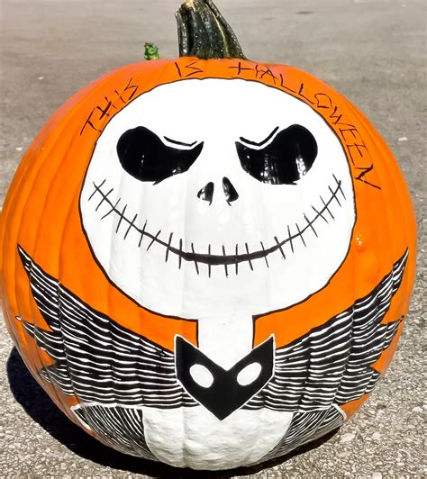 Jack Skellington Pumpkin Stencils