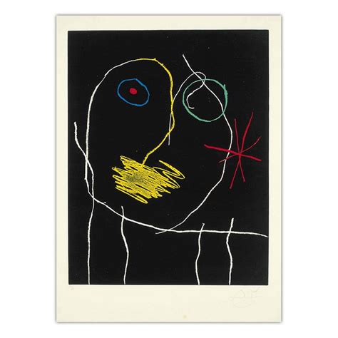 Buy GZGBMD Famous Joan Miro s Line Abstract Wall Art Joan Miro Canvas ...