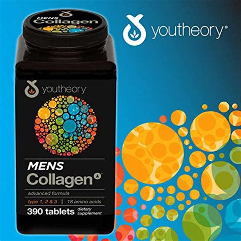 Buy Youtheory Mens Collagen Advanced 1, 2 and 3, Value 1 Pack ( 390 s ...