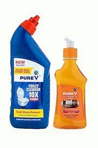 PureV Otta Cleaner (220 ml) & Toilet Cleaner (500 ml) | Ultimate ...