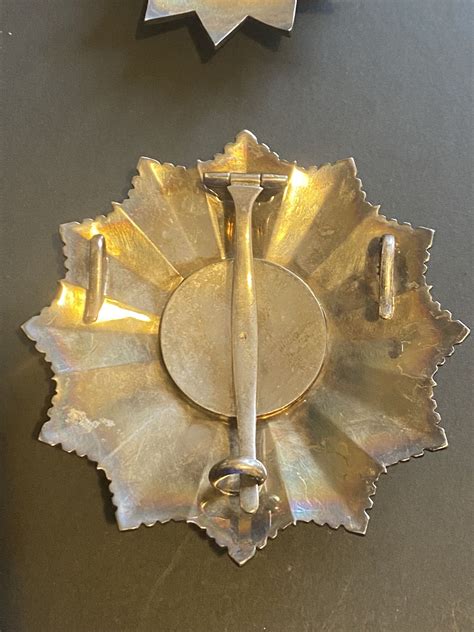 The Orient Treasures - 1978 Qatar Order of Merit 1st Class Neck Badge Breast Star Medal Sheikh ...
