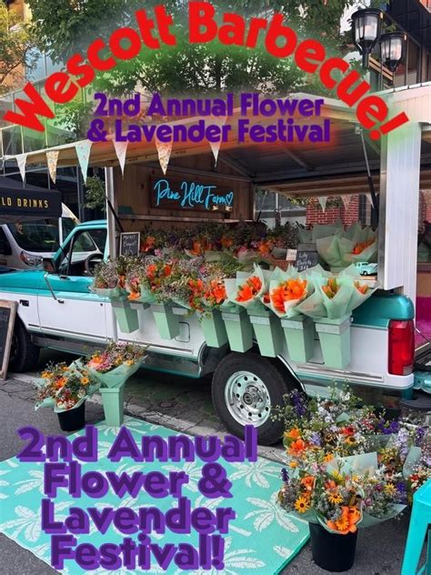 Wescott Barbecue @ Pine Hill Farm Flower & Lavender Festival, 4022 ...