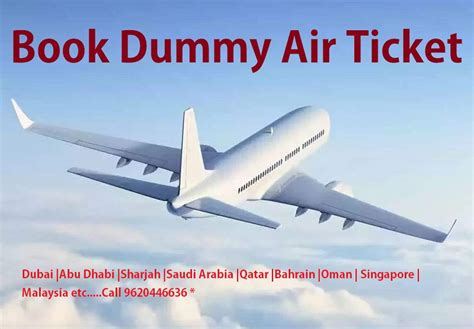 Confirmed Return Flight Ticket for Visa & Travel | Dummy Ticket ...