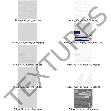 Airbus A319 British Airways 3D | 3D Molier International