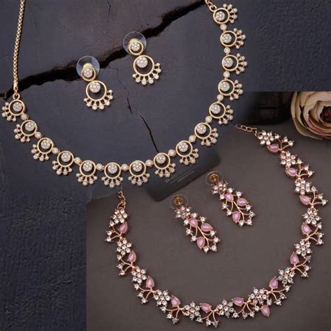 Necklace Set Combo - Buy Necklace Set Combo online at Best Prices in ...