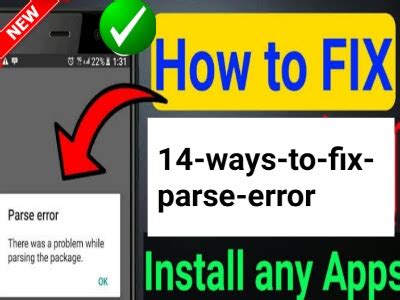 Image result for Parse Error Fix without Android Update
