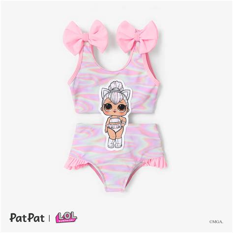 LOL Surprise! Toddler Girls Swimsuits Graphic One Piece Bikinis Bathing ...