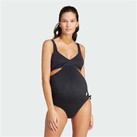 Women's Clothing - Iconisea Maternity Swimsuit - Black | adidas Kuwait