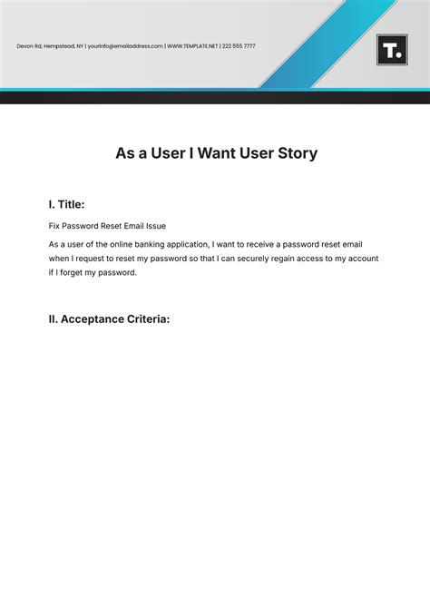 Image result for User Story Format