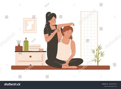 Traditional Thai Massage Therapist Vector Concept Stock Vector (Royalty ...