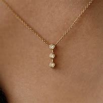 Image result for Diamond Drop Pendant Necklace
